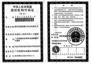 组织机构代码证
