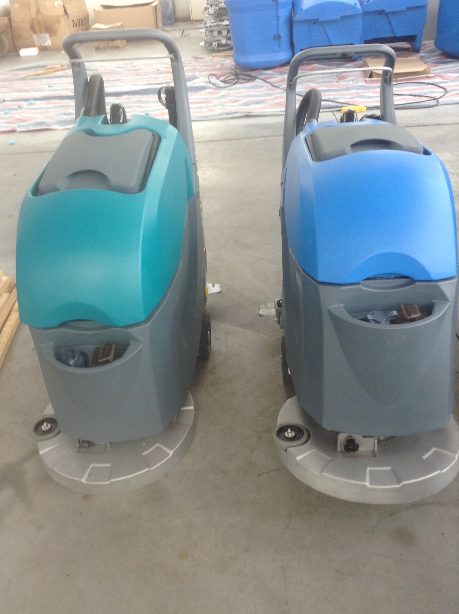 factory wholesale hand push automatic floor scrubber