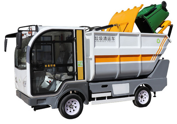 好消息，济南长清引进首台新型电动垃圾清运车